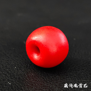 藏传回流清代老雪巴单株精品正宗保真夏尔巴琉璃文玩手串配珠配饰