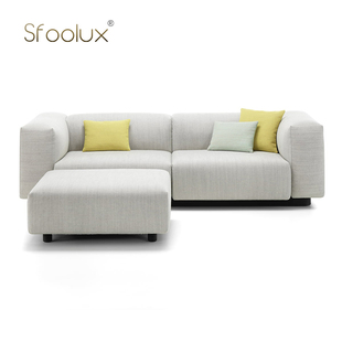 Sfoolux意式极简轻奢大平层设计soft modular sofa大户型布艺沙发