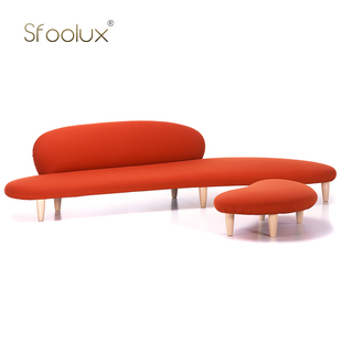 Sfoolux北欧简约创意个性水滴弧形沙发 Freeform Sofa/自由沙发