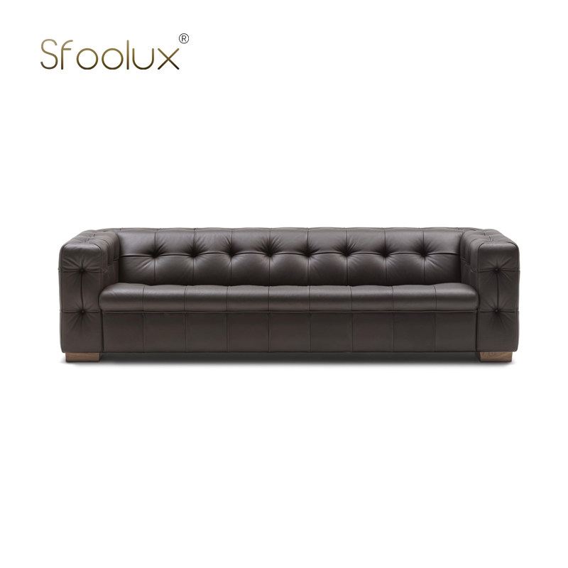 Sfoolux意式现代轻奢皮艺沙发