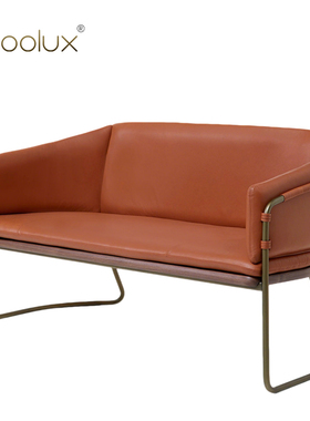 Sfoolux意式极简轻奢风设计师设计 Geometric Sofa 客厅皮艺沙发