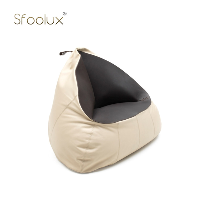 Sfoolux北欧现代简约懒人沙发 DS-9090/栗子形豆袋单人皮质沙发