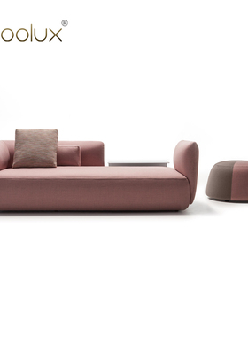 Sfoolux意式简约轻奢个性创意布艺沙发  COSY 组合三人位沙发