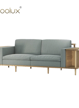 Sfoolux意式极简轻奢设计师设计 SCAFFOLD 客厅书房储物实木沙发