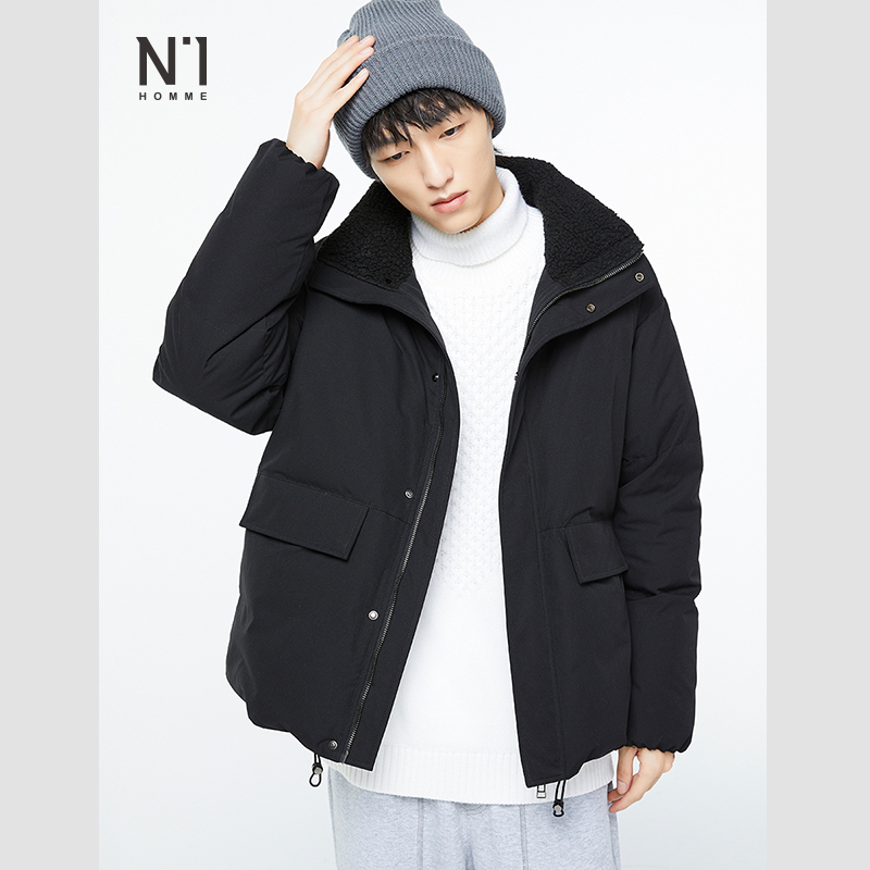秋冬羽绒服N1翻领韩版