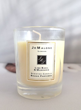 现货祖玛珑Jo Malone英国专柜香薰蜡烛正装青柠罗勒与柑橘65g