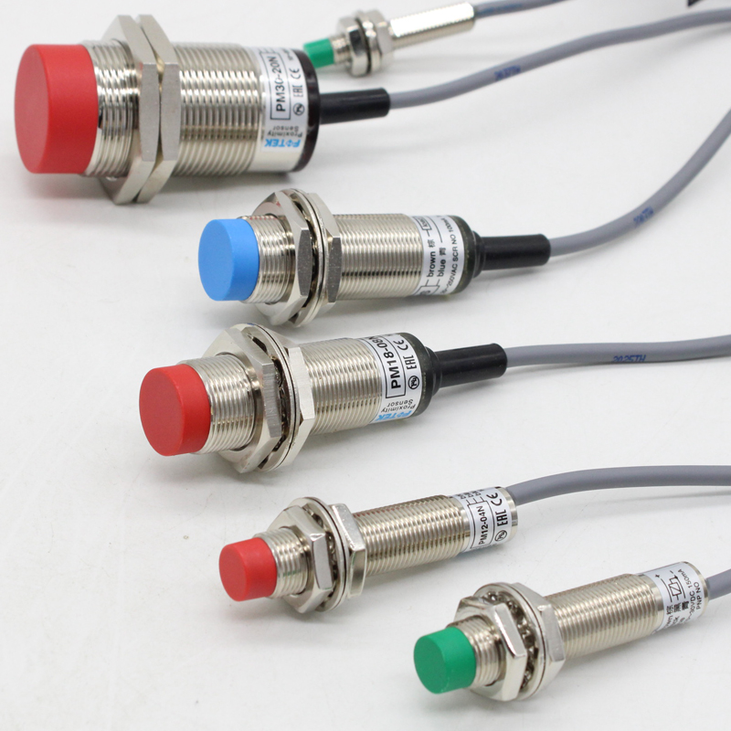 台湾阳明FOTEK圆柱形接近开关传感器PM12-04N 04P NB PM12-02N02P