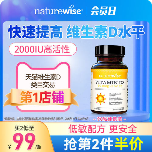 naturewise2000iu维生素d