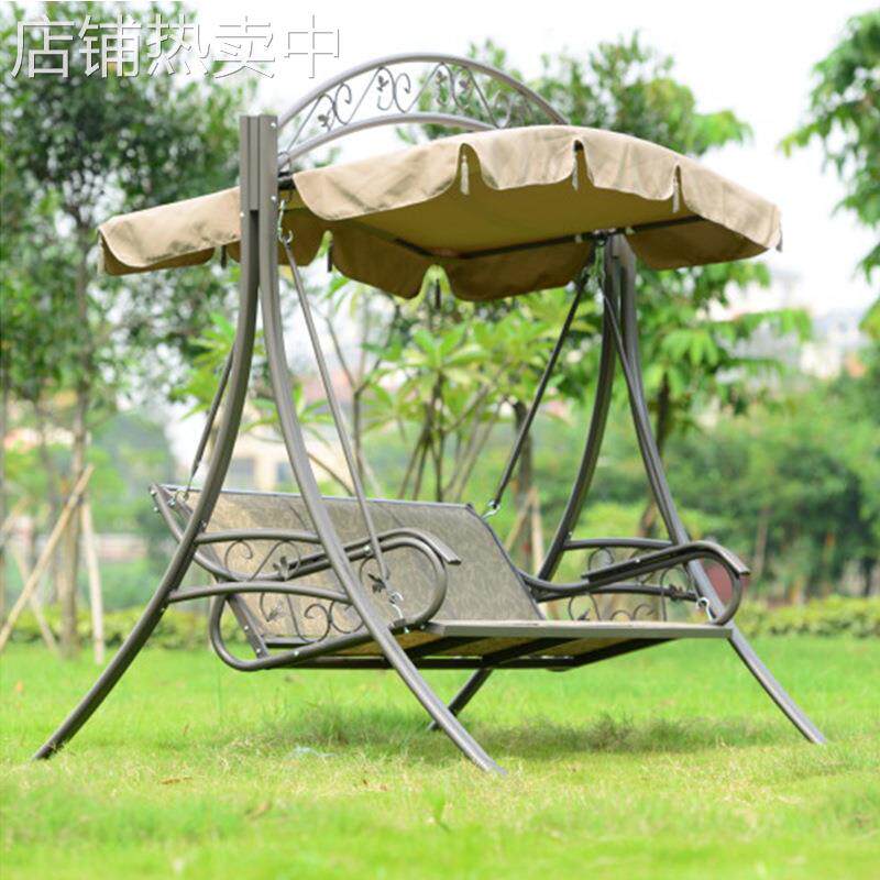 户外休闲家具摇椅室外阳台两人三人秋千椅庭院花园吊椅铁艺大秋千