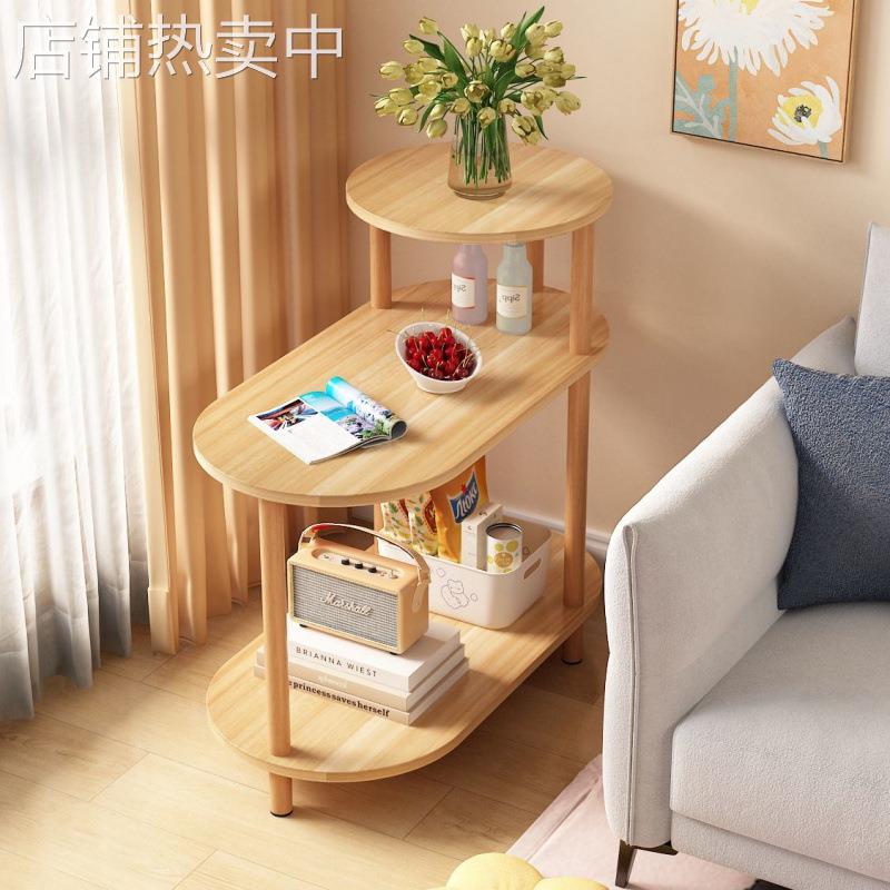 床头柜子置物架小型实木出租房用现代简约家用卧室简易极窄床边柜