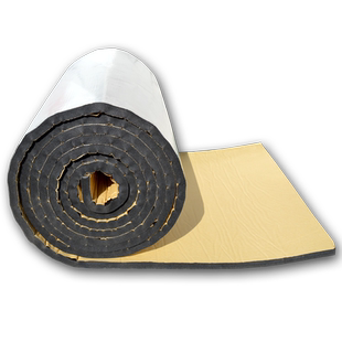 自粘铁皮雨棚隔音棉彩钢屋顶静音垫防水消音棉降噪室外防雨隔音垫