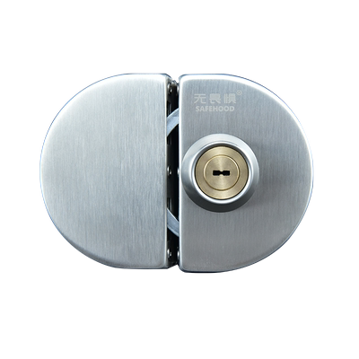 无畏惧c级玻璃门锁双门不锈钢