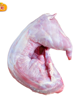 新鲜现杀去头整只兔肉