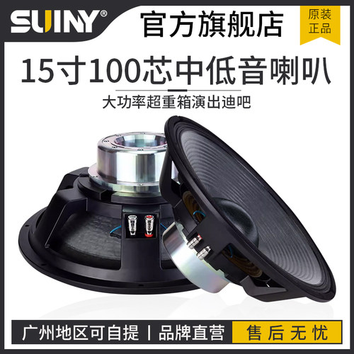 户外15寸钕磁100芯全频舞台音箱