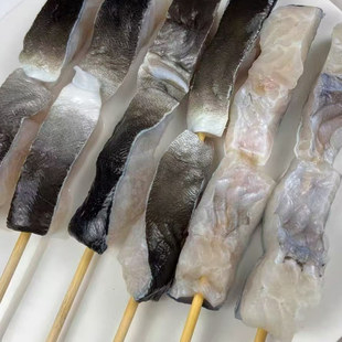 找大叔日式烤鳗鱼串40克烧烤油炸铁板商用夜宵摆摊冷冻鳗鱼片串