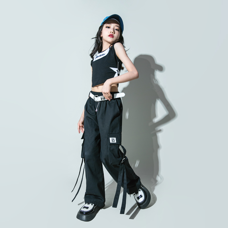 女童嘻哈爵士舞儿童演出服