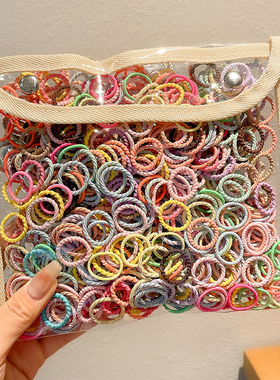 儿童扎头发皮筋不伤发弹性好女童宝宝高弹力耐用发绳头饰头绳发圈