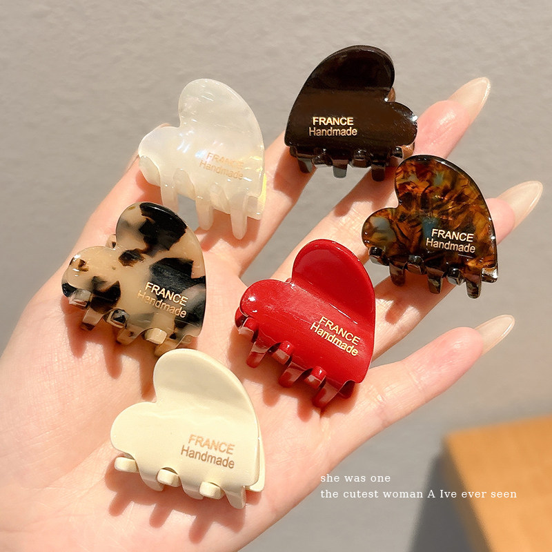 刘海侧边夹醋酸爱心小发夹后脑勺半扎发头饰头发抓夹女高级感发卡,饰品/流行首饰/时尚饰品新,发饰,淘宝优惠券,粉丝福利购,淘宝优惠卷