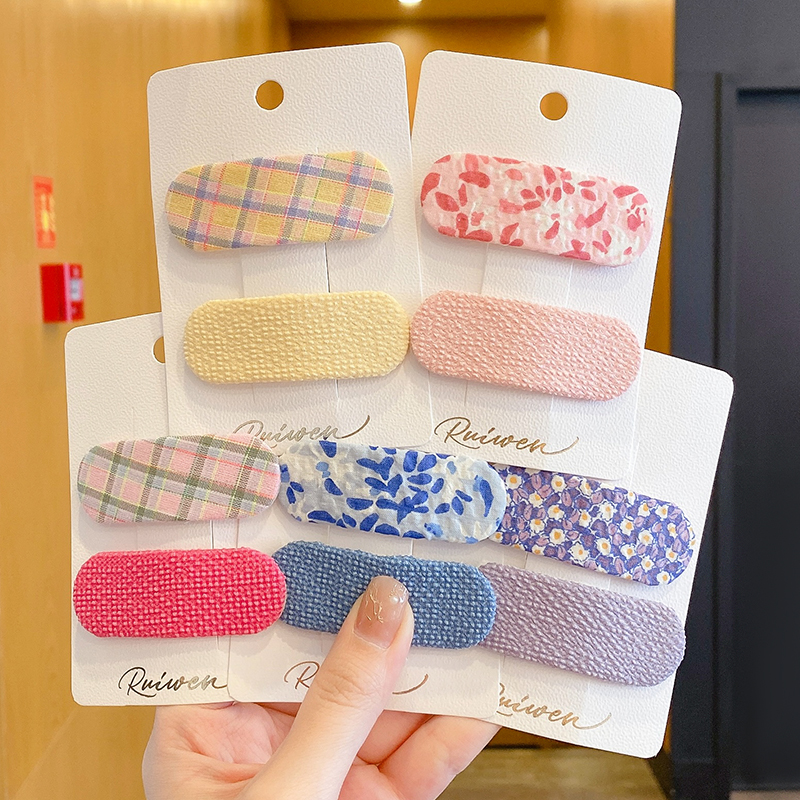 彩色发夹女夏季刘海侧边夹子头饰