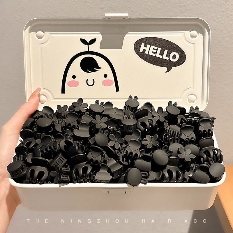 黑色迷你小抓夹刘海侧边碎发夹公主头发饰头发夹子头饰前额发卡女,饰品/流行首饰/时尚饰品新,发饰,淘宝优惠券,粉丝福利购,淘宝优惠卷