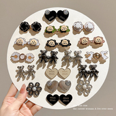 牛仔裤 头松紧大小调节纽扣 子裤 收腰扣裤 腰收紧别针腰围改小神器裤