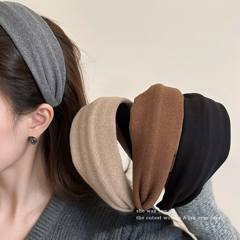 灰色宽边发箍发带女外戴发旅头箍