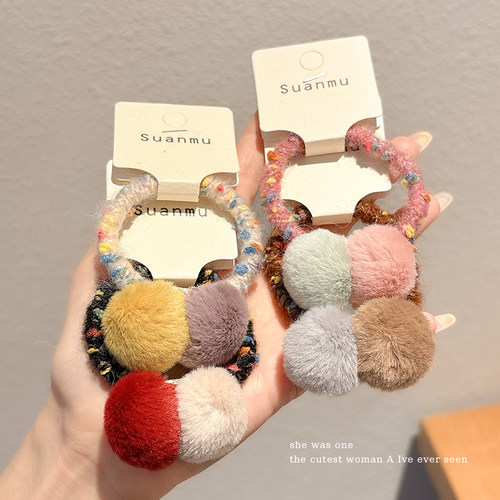 儿童高马尾发绳女童高弹力头绳