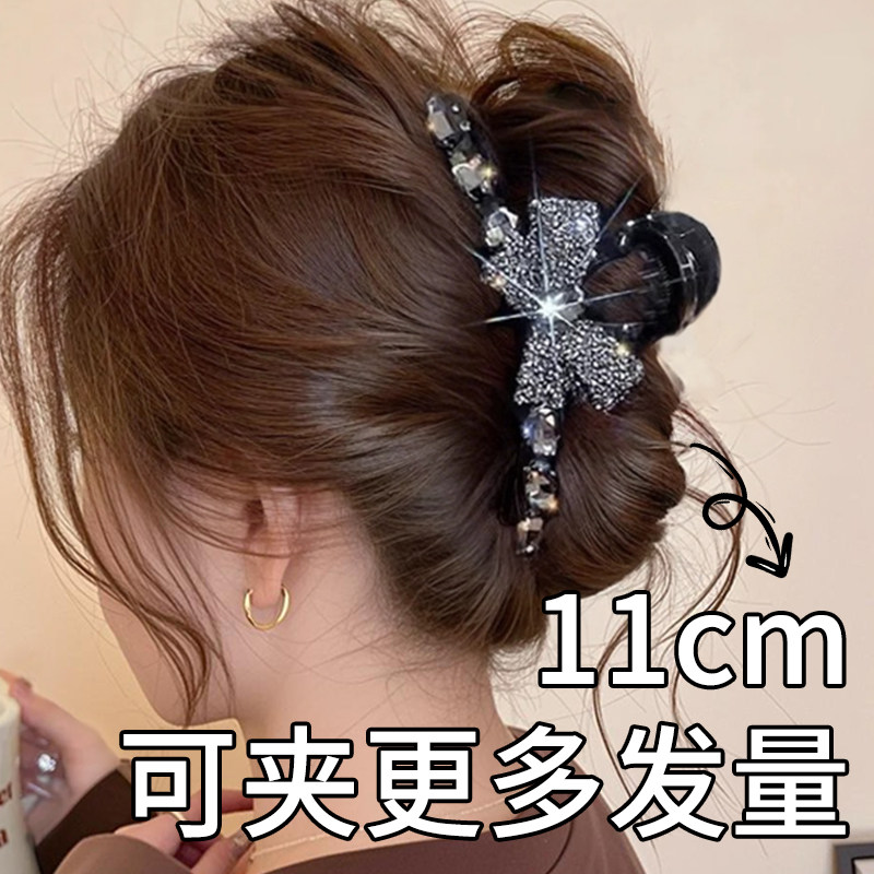 大号盘发抓夹女2025新款后脑勺