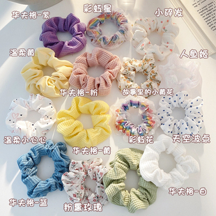 猪大肠发圈皮筋女夏季 扎头发高颜值头绳丸子头发饰高弹力发绳头饰