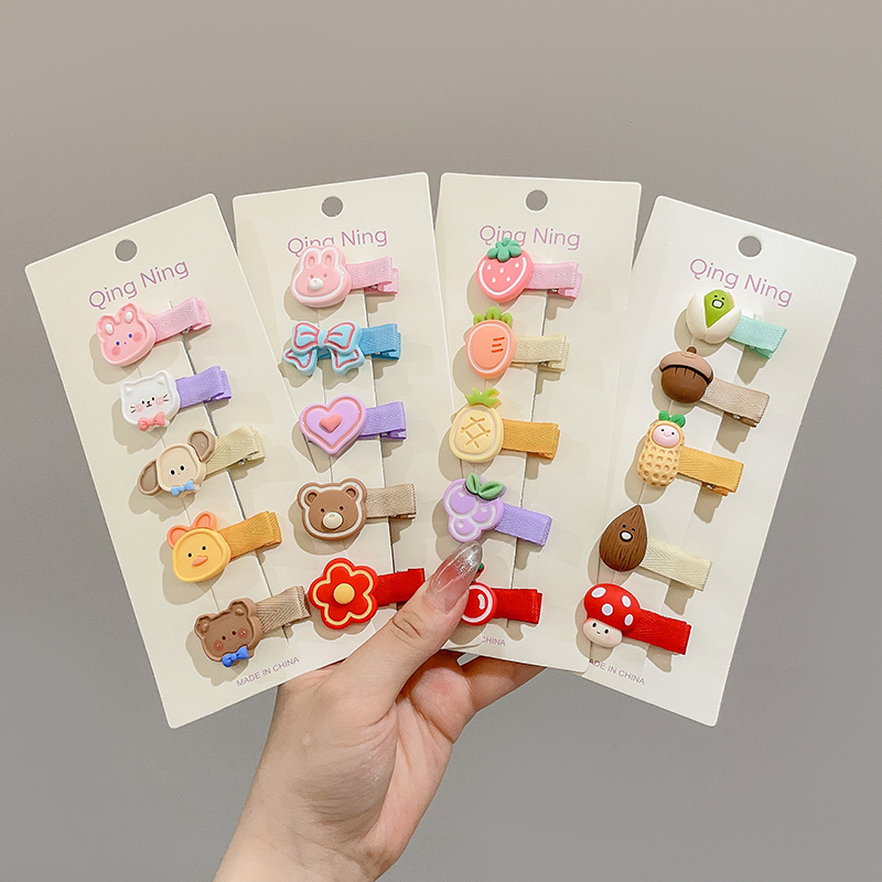 汗毛夹女可爱超萌婴儿宝宝不伤发