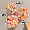 儿童漂亮头绳可爱彩色小皮筋扎头发发圈高弹力不伤发发绳宝宝头饰