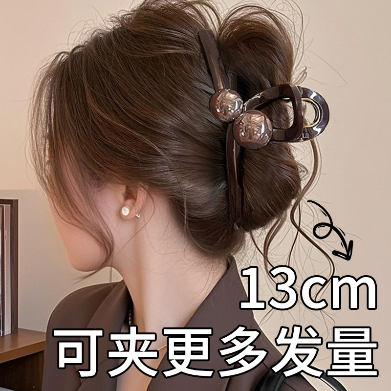 头发抓夹女2025新款大号后脑勺