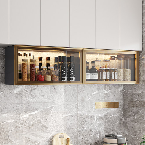 杰麟柜铝合金吊柜免打孔