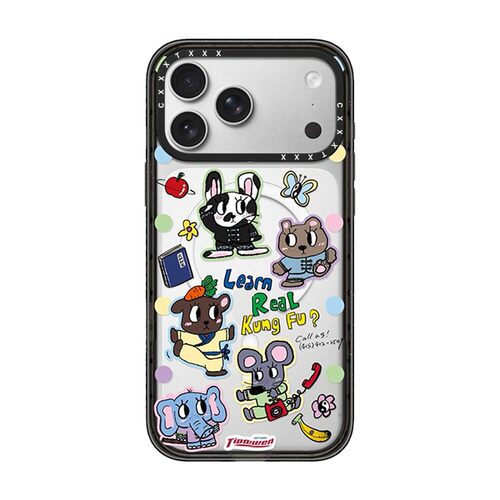 【韩国】Tipseven系列功夫小咪苹果18Promax适用于iPhone17Promax/16壳15p明星同款可爱卡通防摔硬壳