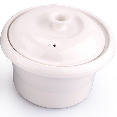 乐邦LB-25Z陶瓷电炖锅慢炖锅2.5L白瓷盖子内胆养生陶瓷内胆配件