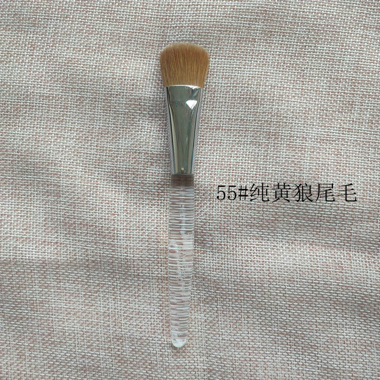 店主少量库存Trish McEvoy/TM经典55#纯黄狼尾毛粉底刷化妆刷