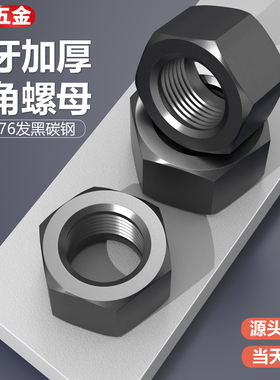 细牙加厚六角螺母 M12M14M16M18M20M24M30*1.5x2GB6176 10.9级