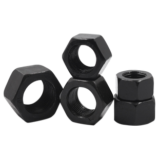 GB6171发黑细牙反牙螺母10.9级 反丝反扣螺丝母细牙左旋 M8-M36