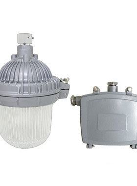 NFE9112防眩应急棚顶灯 OK-NFC9112-J150W三防金卤灯 分体式弯灯