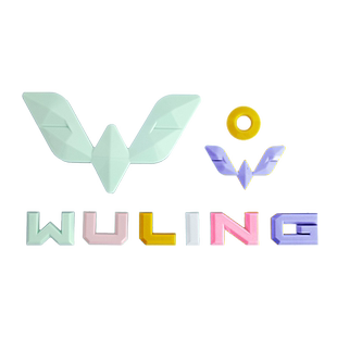 五菱宏光马卡龙迷你EV前车标糖果色后字母标内饰方向盘标改装配饰