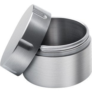 纯钛随身便携式药盒大容量密封仓急救迷你小药瓶旅行收纳盒钛合金