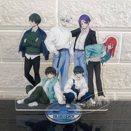 蓝色监狱立牌BLUE LOCK动漫周边洁世一 蜂乐 千切豹马 糸师凛摆件