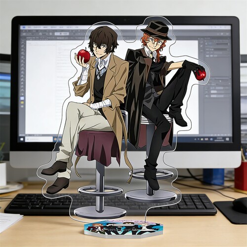 文豪野犬立牌亚克力动漫周边摆件太宰治中原中也中岛敦芥川龙之介