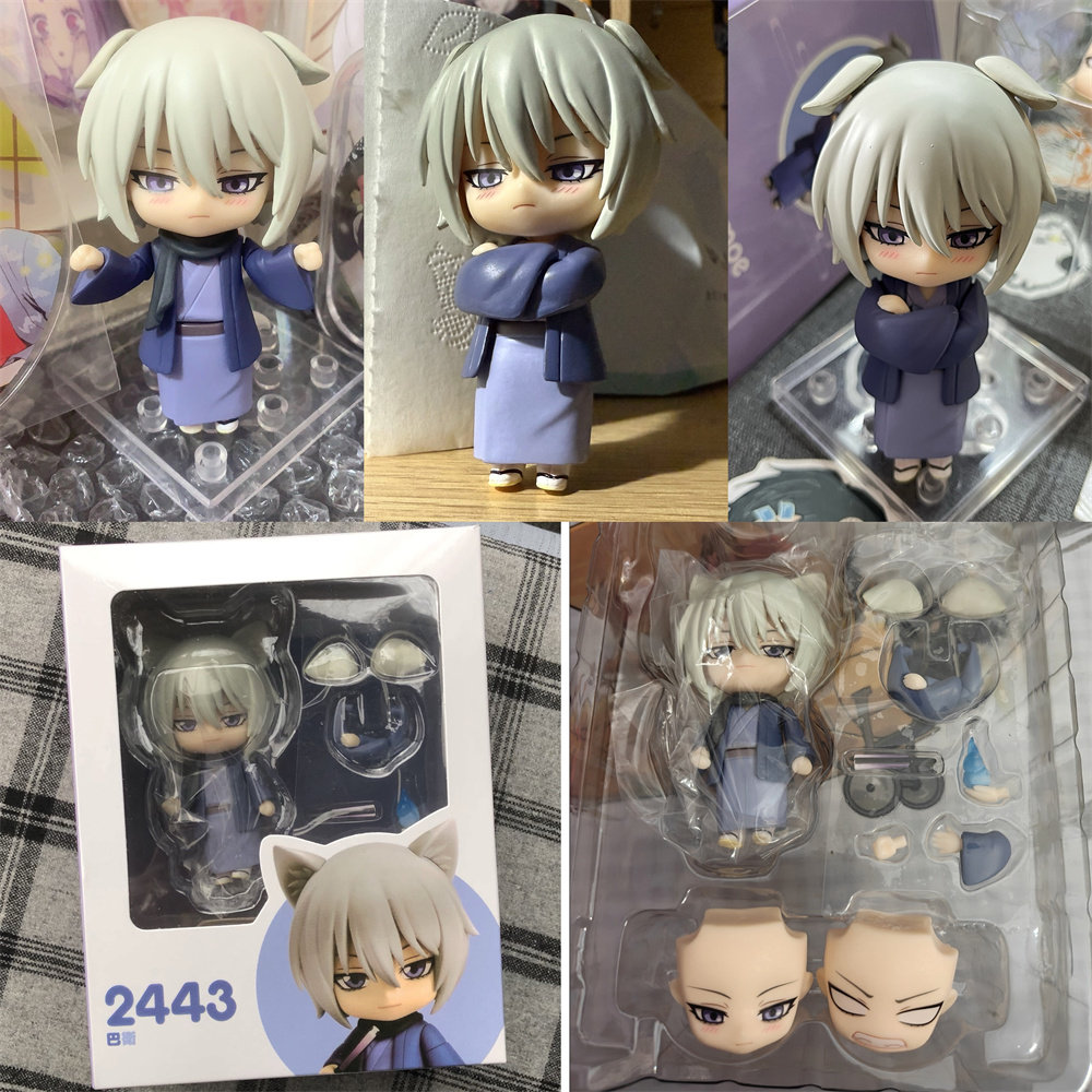 元气少女缘结神 手办粘土人桃园奈奈生2784 巴卫2443可动换脸摆件 - 实物图
