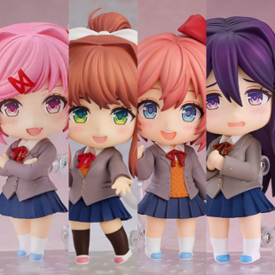 心跳文艺部文学部手办优里2283 莫妮卡1817 纱世里2250粘土人摆件