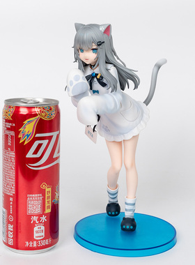Nachoneko甘城猫猫手办美少女虚拟主播VTUBER可爱模型二次元摆件