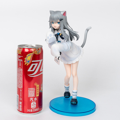 Nachoneko甘城猫猫手办美少女虚拟主播VTUBER可爱模型二次元摆件