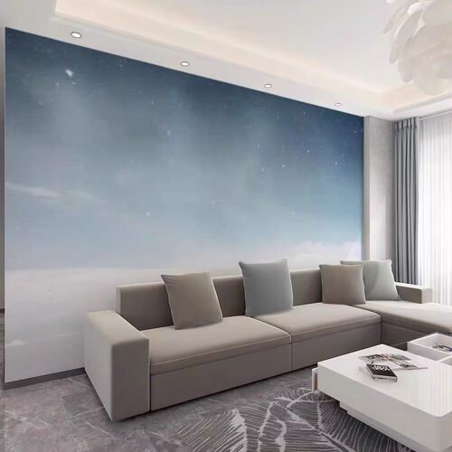 北欧风格墙布8d手绘星空电视背景墙墙纸现代简约客厅卧室壁画壁纸