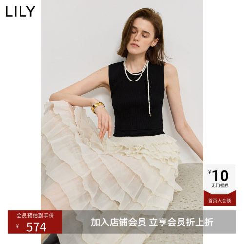 简洁无袖圆领 清爽百搭