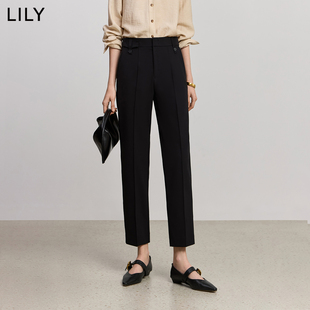 休闲裤 通勤神裤 西装 职业通勤显瘦高腰九分烟管裤 女 LILY秋新款